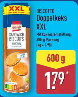 Aldi Nord BISCOTTO Doppelkeks XXL Angebot