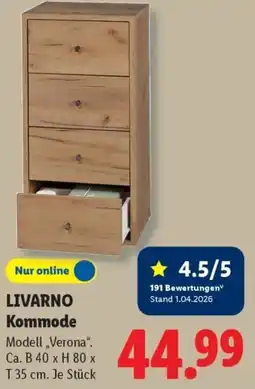 Lidl LIVARNO Kommode Angebot
