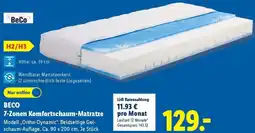Lidl BECO 7-Zonen Komfortschaum-Matratze Angebot