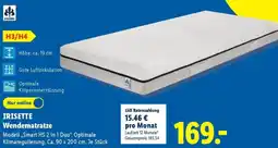 Lidl IRISETTE Wendematratze Angebot