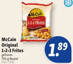 Nah & Frisch McCain Original 1.2.3 Frites Angebot