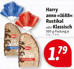 Nah & Frisch Harry anno 1688 Rustikal oder Klassisch Angebot