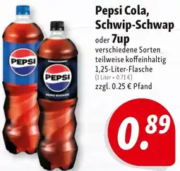 Nah & Frisch Pepsi Cola, Schwip-Schwap oder 7up Angebot