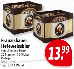 Nah & Frisch Franziskaner Hefeweissbier Angebot
