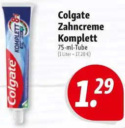 Nah & Frisch Colgate Zahncreme Komplett Angebot