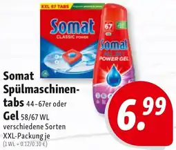 Nah & Frisch Somat Spülmaschinentabs oder Gel Angebot