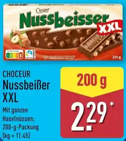 Aldi Nord CHOCEUR Nussbeiẞer XXL Angebot