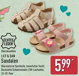 Aldi Nord LILY & DAN Sandalen Angebot