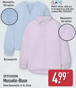 Aldi Nord UP2FASHION Musselin-Bluse Angebot