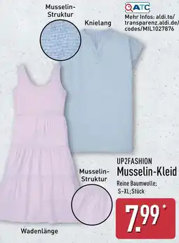 Aldi Nord UP2FASHION Musselin-Kleid Angebot