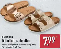 Aldi Nord UP2FASHION Tieffußbettpantoletten Angebot