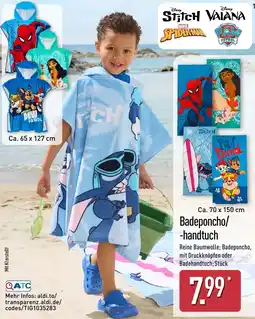 Aldi Nord Badeponcho/ -handtuch Angebot