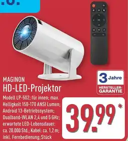 Aldi Nord MAGINON HD-LED-Projektor Angebot