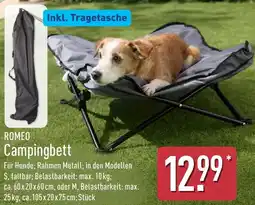 Aldi Nord ROMEO Campingbett Angebot