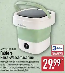 Aldi Nord ADVENTURIDGE Faltbare Reise-Waschmaschine Angebot