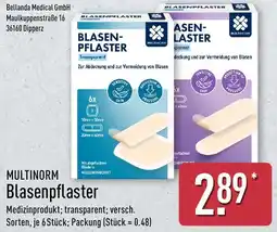 Aldi Nord MULTINORM Blasenpflaster Angebot