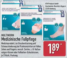 Aldi Nord MULTINORM Medizinische Fußpflege Angebot