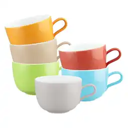 Netto Marken-Discount Seltmann Weiden Milchkaffeetassen Liberty Pure Colors 380 ml 6er Set Angebot