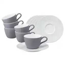 Netto Marken-Discount Seltmann Weiden Kaffeetassen mit Untertassen Life Fashion 240 ml 6er Set Angebot