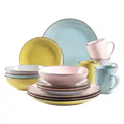 Netto Marken-Discount Mäser Kombiservice, Steinzeug METALLIC RIM Angebot