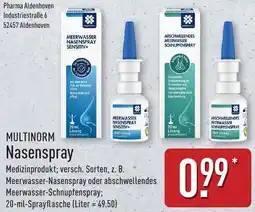 Aldi Nord MULTINORM Nasenspray Angebot