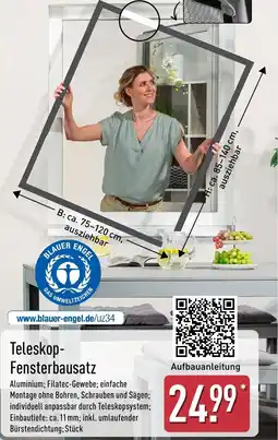 Aldi Nord Teleskop Fensterbausatz Angebot