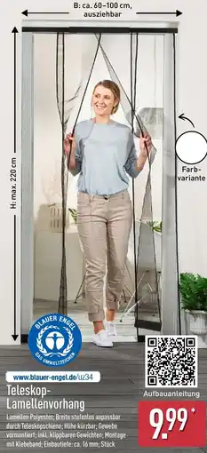 Aldi Nord Teleskop Lamellenvorhang Angebot