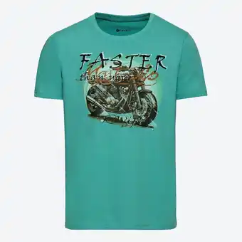 NKD Herren-T-Shirt mit Motorrad-Motiv Angebot