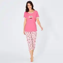 NKD Damen-Schlafanzug mit Kirsch-Motiv, 2-teilig Angebot