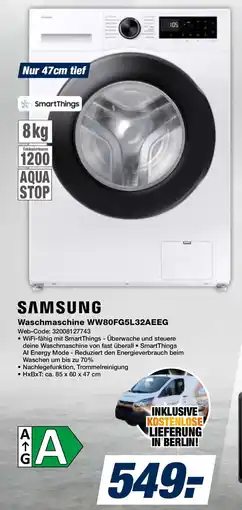 Expert SAMSUNG Waschmaschine WW80FG5L32AEEG Angebot