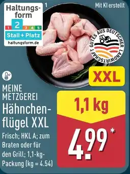Aldi Nord MEINE METZGEREI Hähnchenflügel XXL Angebot