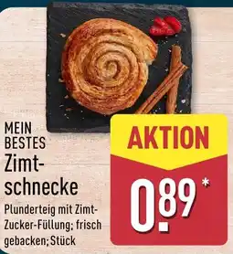Aldi Nord MEIN BESTES Zimtschnecke Angebot