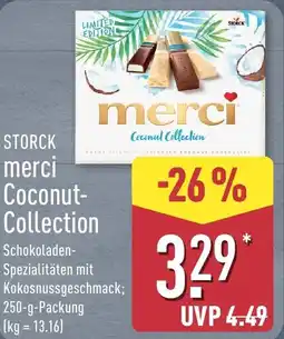 Aldi Nord STORCK merci Coconut Collection Angebot