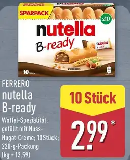 Aldi Nord FERRERO nutella B-ready Angebot