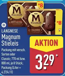 Aldi Nord LANGNESE Magnum Stieleis Angebot