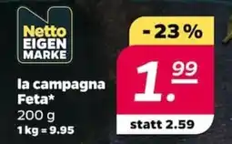 NETTO la campagna Feta Angebot