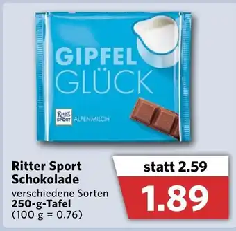 Combi Ritter Sport Schokolade 250g Angebot