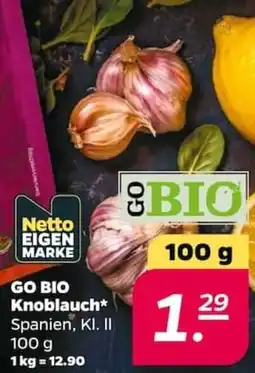 NETTO GO BIO Knoblauch Angebot