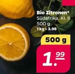 NETTO Bio Zitronen Angebot