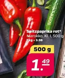 NETTO Spitzpaprika rot Angebot