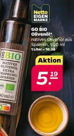 NETTO GO BIO Olivenöl Angebot