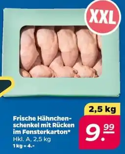 NETTO Frische Hähnchenschenkel mit Rücken im Fensterkarton Angebot