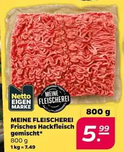 NETTO MEINE FLEISCHEREI Frisches Hackfleischgemischt Angebot