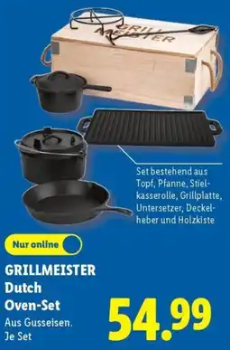Lidl GRILLMEISTER Dutch Oven-Set Angebot