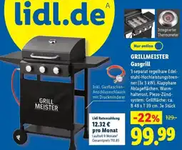 Lidl GRILLMEISTER Gasgrill Angebot
