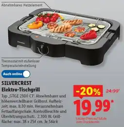 Lidl SILVERCREST Elektro-Tischgrill Angebot