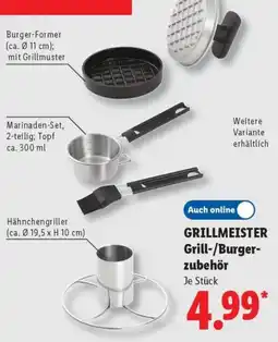 Lidl GRILLMEISTER Grill-/Burgerzubehör Angebot