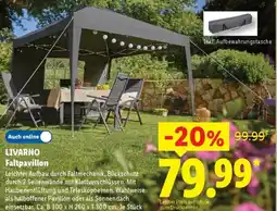 Lidl LIVARNO Faltpavillon Angebot