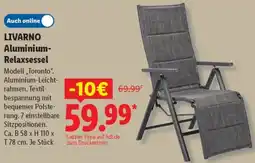 Lidl LIVARNO Aluminium Relaxsessel Angebot
