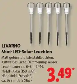 Lidl LIVARNO Mini-LED-Solar-Leuchten Angebot